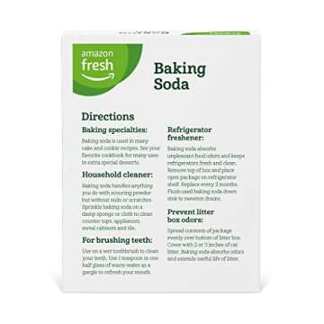 Amazon Fresh, Baking Soda, 16 Oz (Pack of 3)