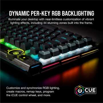 Corsair K100 RGB Optical-Mechanical Gaming Keyboard | OPX Switches