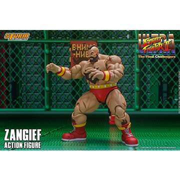 Storm Collectibles - Ultimate Street Fighter II: The Final Challenger - Zangief, Action Figure, STM87180 Red