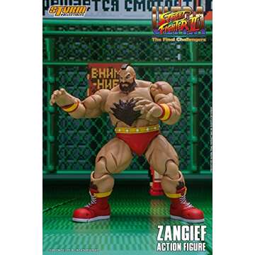 Storm Collectibles - Ultimate Street Fighter II: The Final Challenger - Zangief, Action Figure, STM87180 Red