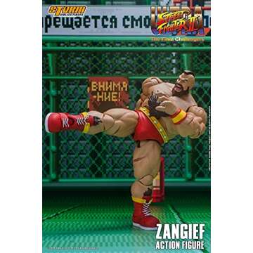 Storm Collectibles - Ultimate Street Fighter II: The Final Challenger - Zangief, Action Figure, STM87180 Red