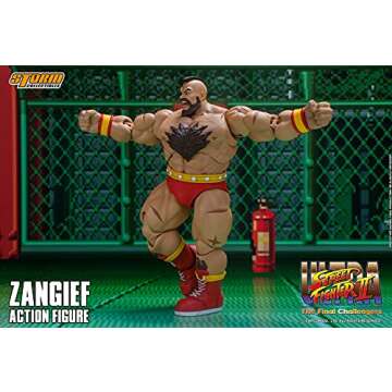 Storm Collectibles - Ultimate Street Fighter II: The Final Challenger - Zangief, Action Figure, STM87180 Red