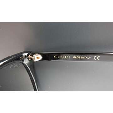 Gucci Women's Square Sunglasses - Black/Grey Style