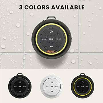 iFox iF012 Bluetooth Shower Speaker - Waterproof Sound