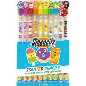 Smencils Gourmet Scented Graphite HB #2 Pencils - Unique Gifts for Kids