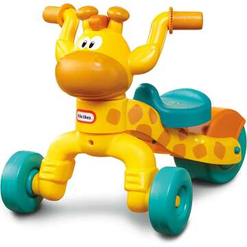 Little Tikes Rollin' Giraffe - Safe Ride-On Toy