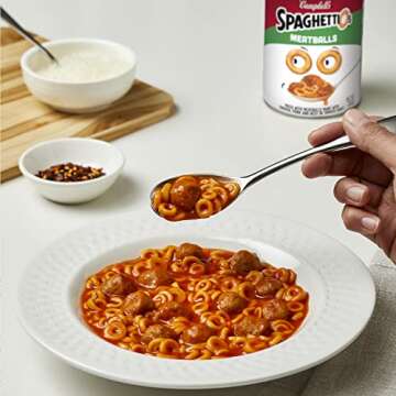 SpaghettiOs Meatballs Canned Pasta - 12 Pack