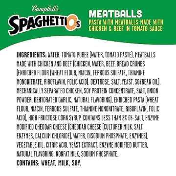 SpaghettiOs Meatballs Canned Pasta - 12 Pack