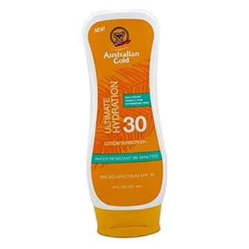 Australian Gold Sunscreen Ultimate Hydration Lotion Spf 30, 8 Ounce (Pack of 2)