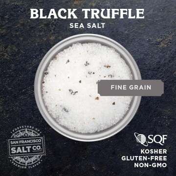 5 oz. Resealable Pouch - Authentic Italian Black Truffle Salt by San Francisco Salt Company