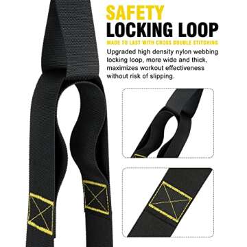 Home Resistance Training Fitness Straps Kit