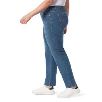 Gloria Vanderbilt Women's Amanda Classic High Rise Tapered Jean Size, Hartford, 14 Plus