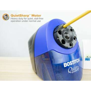 QuietSharp 6 Pencil Sharpener - Silent & Efficient