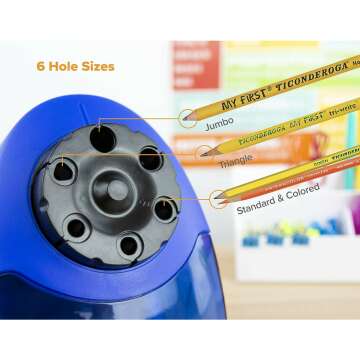 QuietSharp 6 Pencil Sharpener - Silent & Efficient