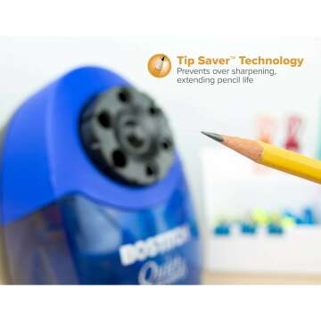 QuietSharp 6 Pencil Sharpener - Silent & Efficient