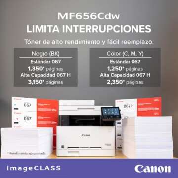 Canon Color MF656Cdw - Wireless All-in-One Laser Printer