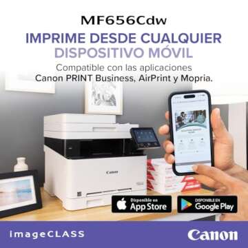 Canon Color MF656Cdw - Wireless All-in-One Laser Printer