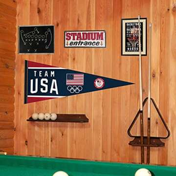 WinCraft Team USA Olympic Full Size Pennant Banner