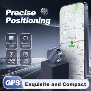 GPS Tracker for Vehicles - Real-Time GPS Tracker, No Monthly Fee, Full USA Coverage, Hidden Car Locator Tracking Device for Vehicles, Kids, Elderly, and Assets,2024 Discreet Security Solution