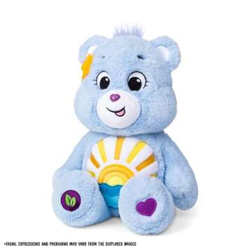 Care Bears 14" Medium Plush - Sea Friend Bear - Soft Huggable Eco Friendly Material! Amazon Exclusive