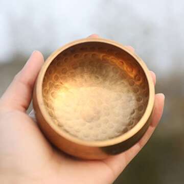 Lhasa Legend Tibetan Singing Bowl Set — Meditation Sound Bowl Handcrafted in Nepal for Yoga, Chakra Healing, Mindfulness, and Stress Relief — Unique Spiritual Gifts for Women and Men