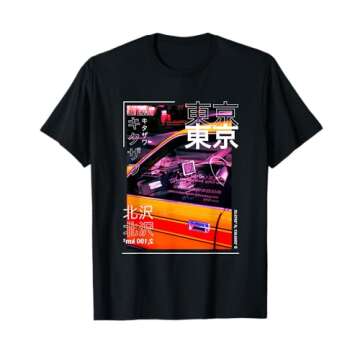 Japanese Tokyo Cyberpunk Art Streetwear Retro Graphic Tee T-Shirt