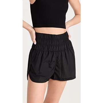 FP Movement Women's The Way Home Shorts, Black, S