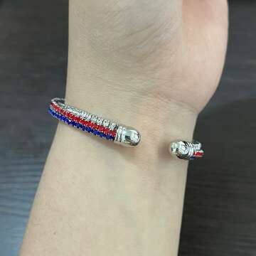 USA Flag Bracelet for 4th of July Celebration