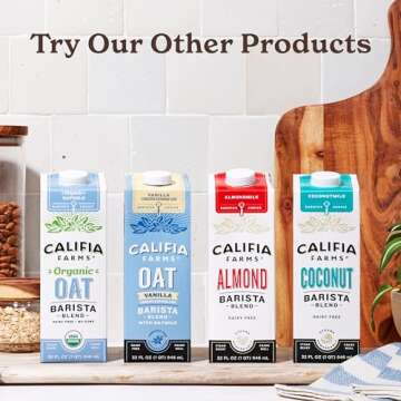 Califia Oat Barista Blend Milk - 32 Oz Pack of 6