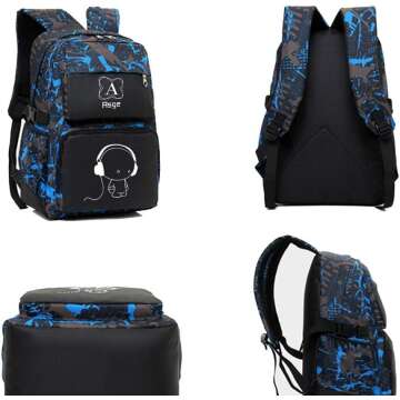 Asge Luminous School Backpack - Stylish & Practical