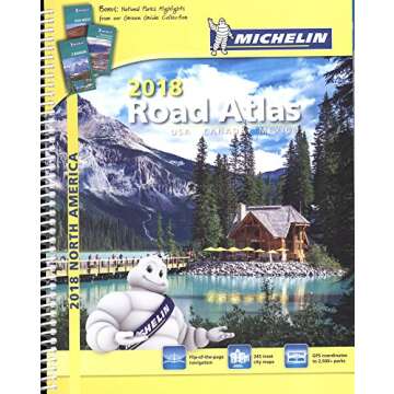 Michelin North America Road Atlas 2018