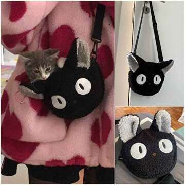 Lefe Liee Cute Cat Purse - Trendy Kawaii Bag for Girls