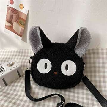 Lefe Liee Cute Cat Purse - Trendy Kawaii Bag for Girls