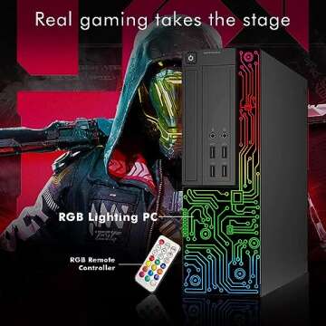 Dell RGB Gaming Desktop PC with Intel i5 & 16GB RAM