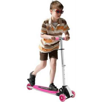 Kids Adjustable Height Kick Scooter for Ages 3-8