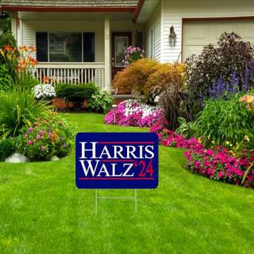 Kamala Harris Tim Walz 2024 Yard Sign for Democrats