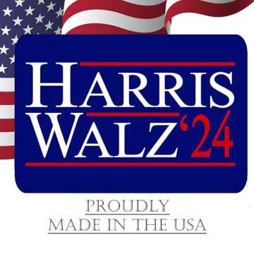 Kamala Harris Tim Walz 2024 Yard Sign for Democrats