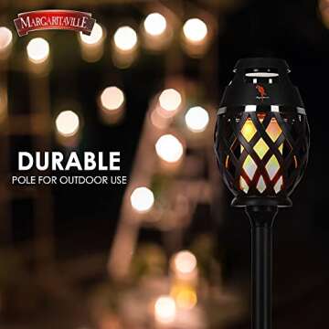 Margaritaville Waterproof Bluetooth Tiki Torch Speaker