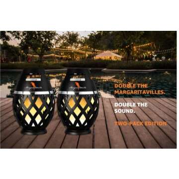 Margaritaville Waterproof Bluetooth Tiki Torch Speaker