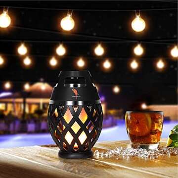 Margaritaville Waterproof Bluetooth Tiki Torch Speaker