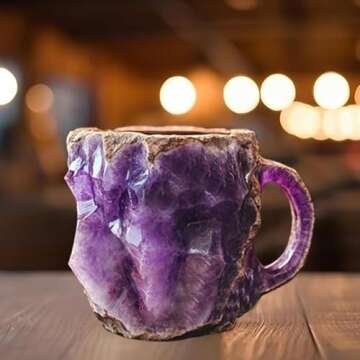 Colorful Mineral Crystal Coffee Mugs for Home & Office