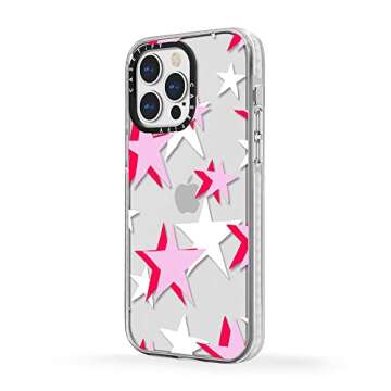 Casetify Impact Case for iPhone 13 Pro - Triple Stars - Clear Frost