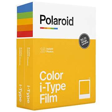 Polaroid Now i-Type Instant Camera - Mint+ Color Film (16 Sheets) + Black Album + Neck Strap - Gift Bundle