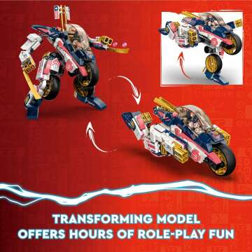 LEGO NINJAGO Sora’s Mech Bike Racer Building Set