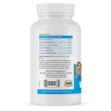 Glandex Dog Fiber Supplement Powder for Anal Glands with Pumpkin, Digestive Enzymes & Dog Probiotics for Digestive Health - Vet Recommended - Boot The Scoot (Pork Liver, 4.0oz Powder)