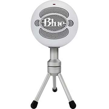 Logitech for Creators Blue Snowball iCE USB Microphone - White (Renewed)