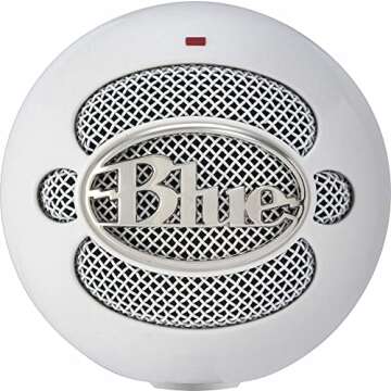 Logitech for Creators Blue Snowball iCE USB Microphone - White (Renewed)