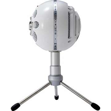 Logitech for Creators Blue Snowball iCE USB Microphone - White (Renewed)