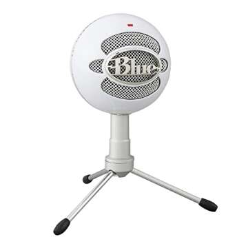 Logitech for Creators Blue Snowball iCE USB Microphone - White (Renewed)