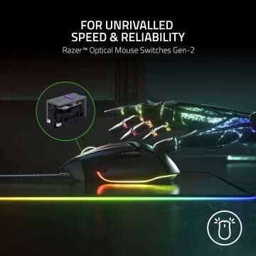 Razer Basilisk V3 Ergonomic Gaming Mouse | 26K DPI & Chroma RGB